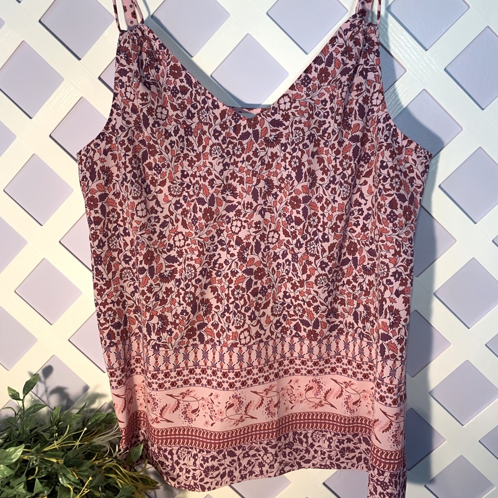 Cabi Indira floral limited release Cami Large